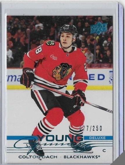Series 1 · Young Guns · #218 · Colton Dach · Deluxe · /250