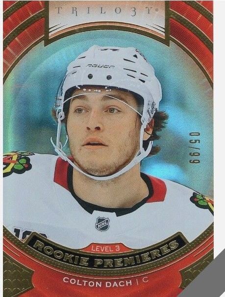 Extended · Trilogy Rookie Premieres · #T-29 · Colton Dach · Rare · /99