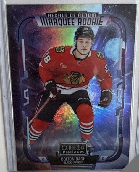 O-Pee-Chee Platinum · Marquee Rookie · #220 · Colton Dach · Cosmic · /65