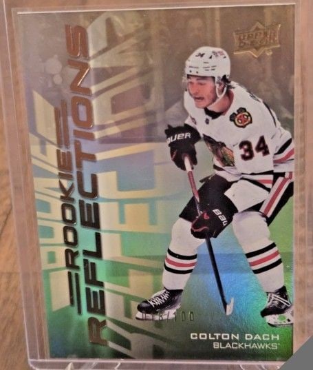 Extended · Rookie Reflections · #RR-7 · Colton Dach · Gold · /100