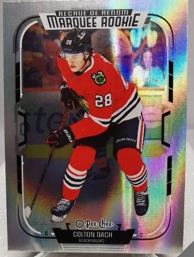 O-Pee-Chee · Marquee Rookie · #562 · Colton Dach · Rainbow Foil · /350