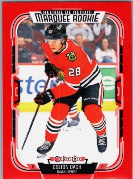 O-Pee-Chee · Marquee Rookie · #562 · Colton Dach · Red Border
