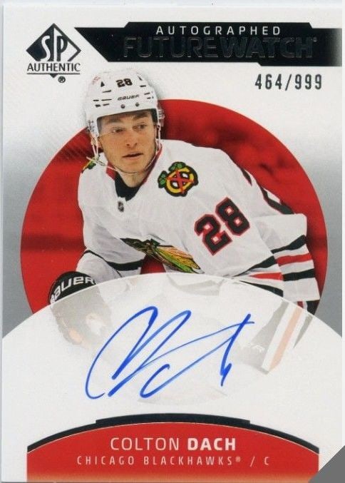 2025-26 SP Authentic · Future Watch · #102 · Colton Dach · Autographed Future Watch