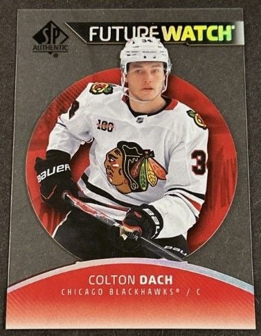 2025-26 SP Authentic · Future Watch · #102 · Colton Dach · Acetate